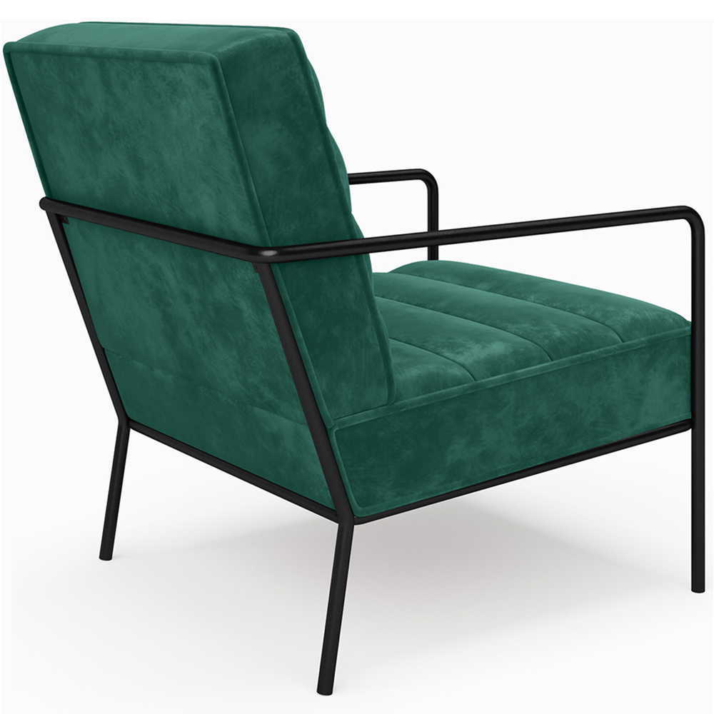 Dorel Bookham Green Velvet Accent Chair Image 4