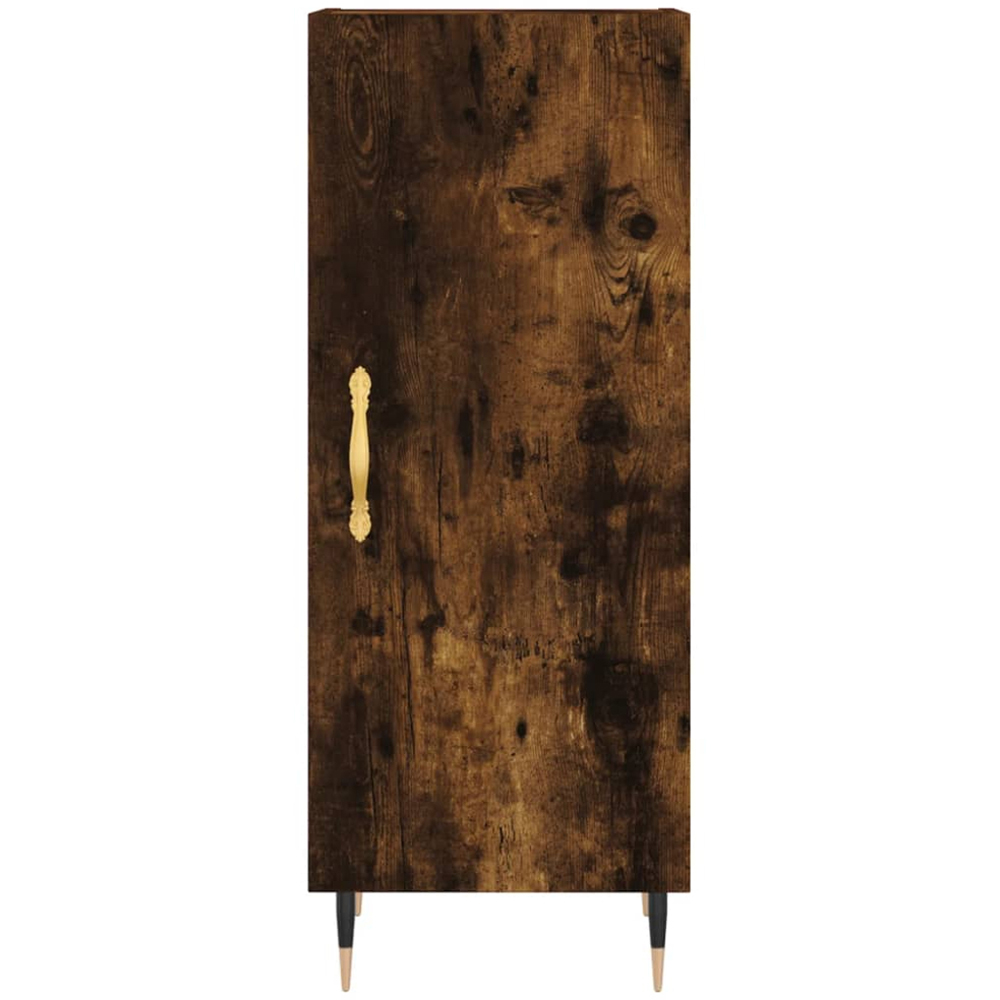 vidaXL Single Door Smoked Oak Sideboard Image 3
