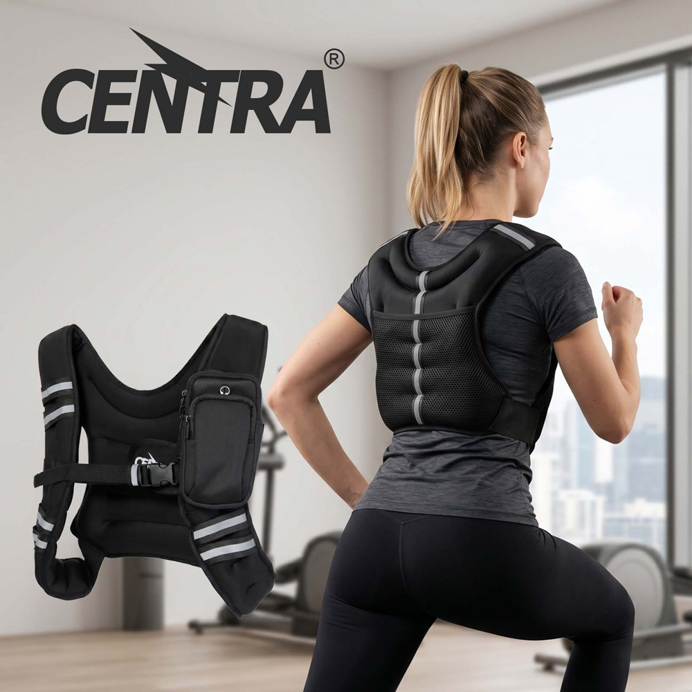 Traderight Centra Adjustable Running and Training Weighted Vest 5.5kg Image 8