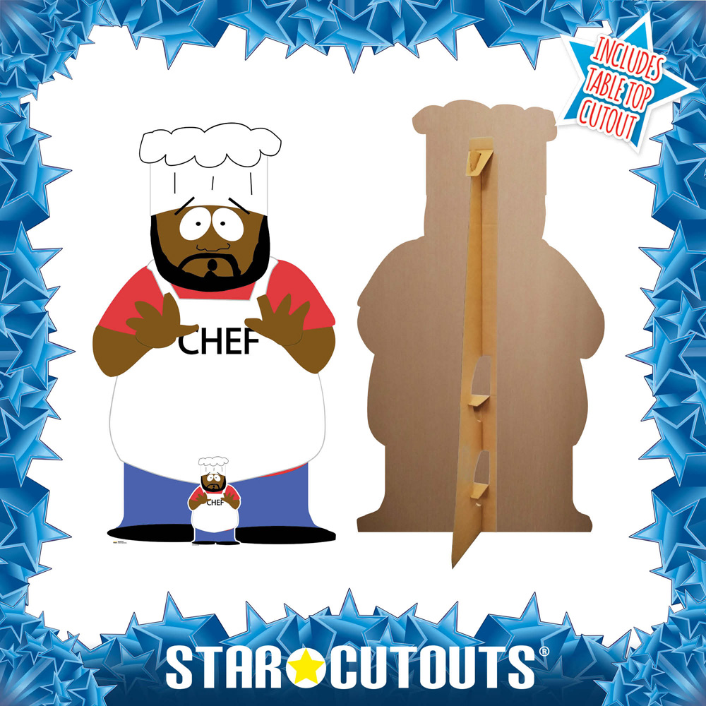 Star Cutouts South Park Chef Cardboard Cutout 5.5ft Image 4