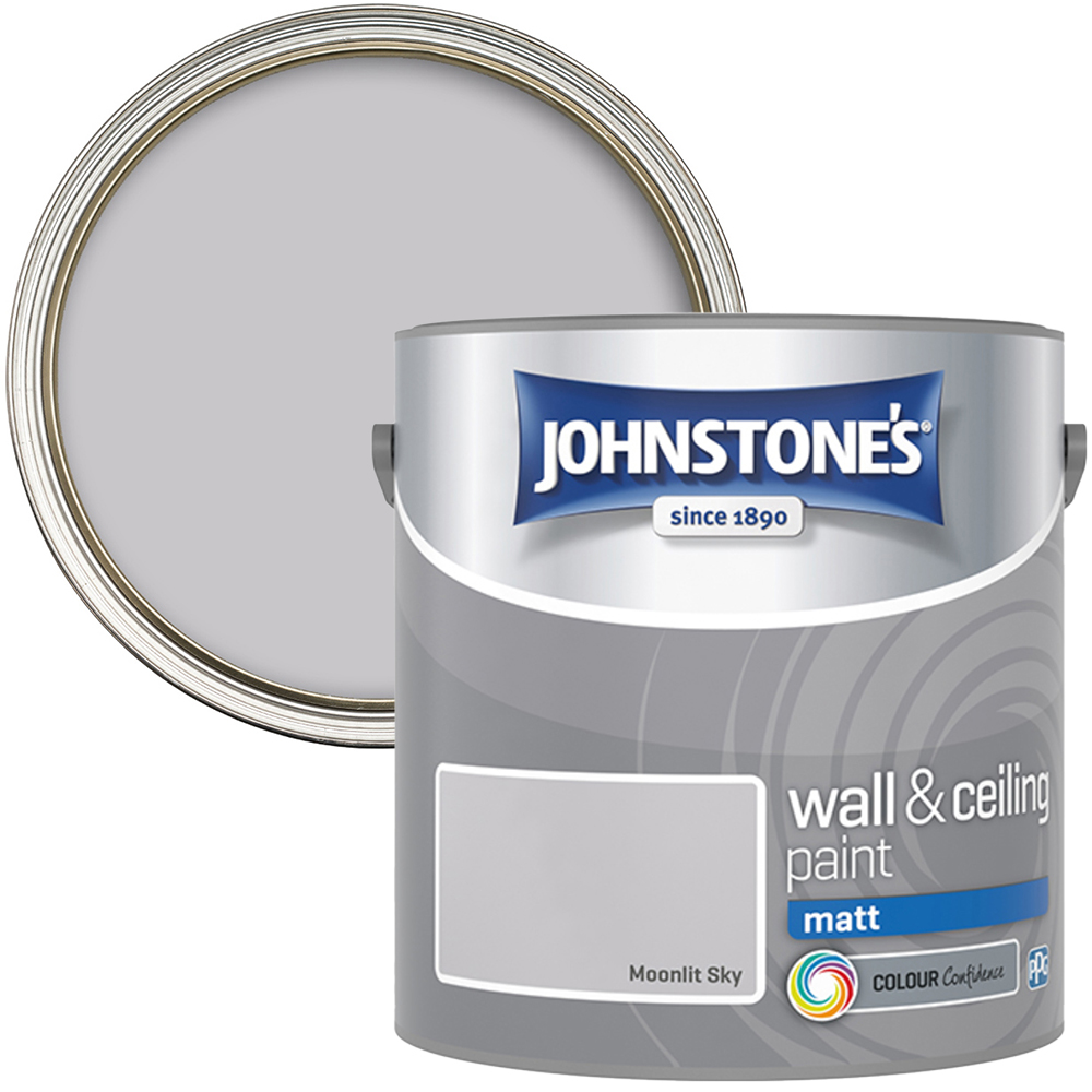 Johnstone's Walls & Ceilings Moonlit Sky Matt Emulsion Paint 2.5L Image 1