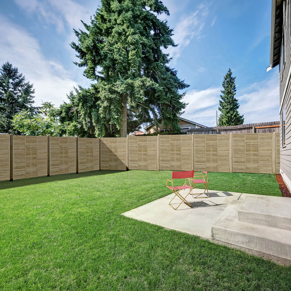 Shire 6 x 6ft Contemporary Vogue Fence Panel Image 5