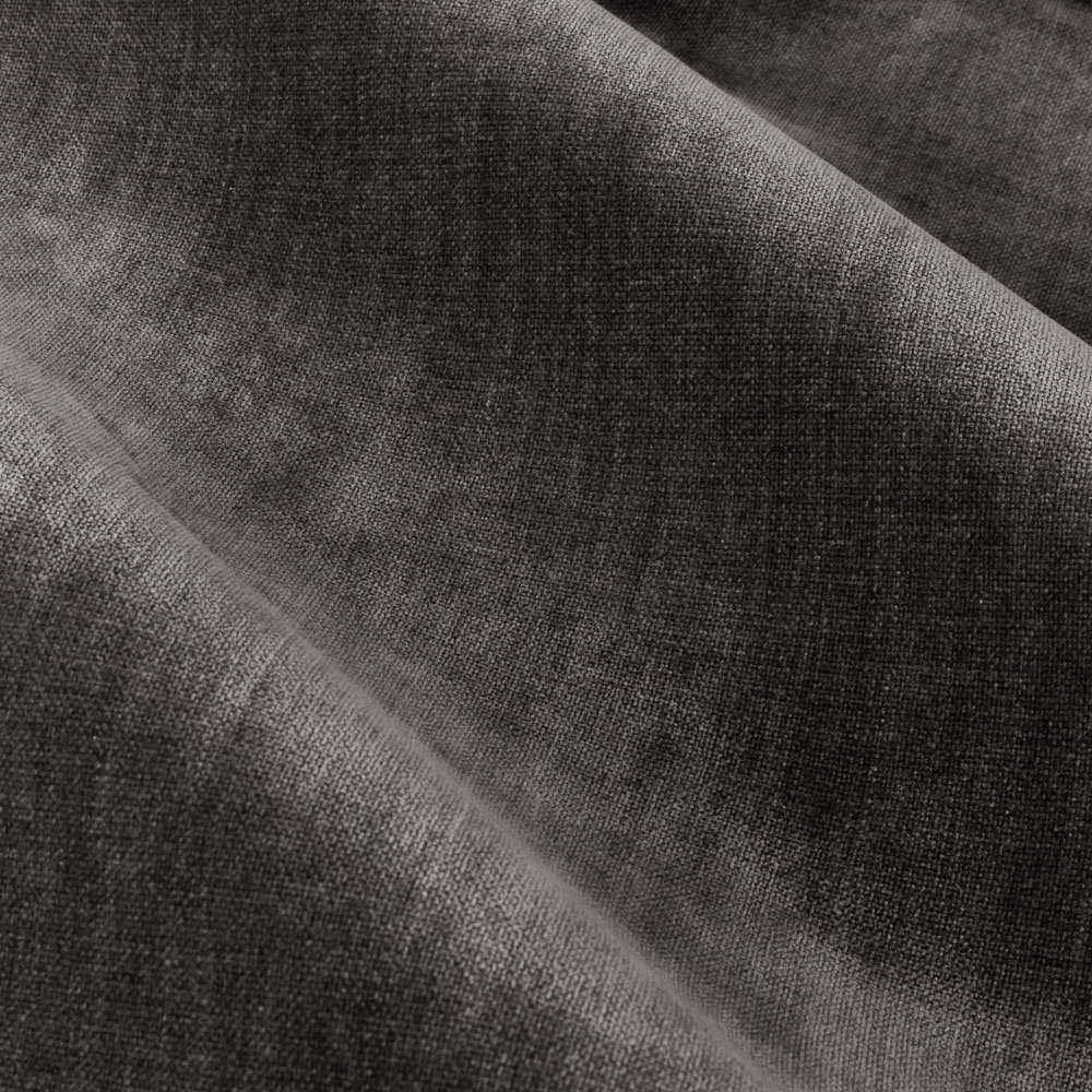 Yard Heavy Charcoal Chenille Blackout Pencil Pleat Curtains 229 x 229cm Image 4
