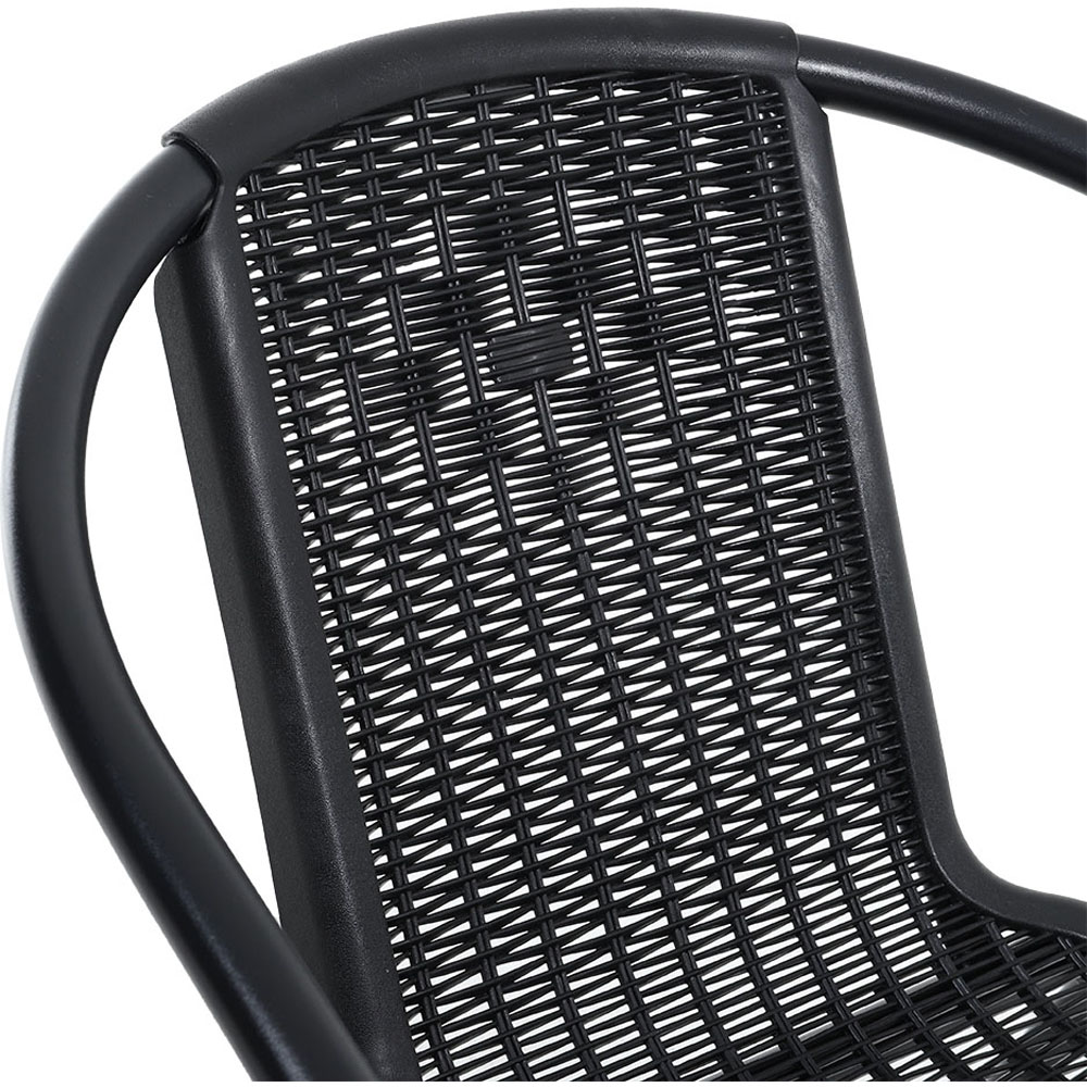 Living and Home Wicker 2 Seater Square Patio Set Image 5