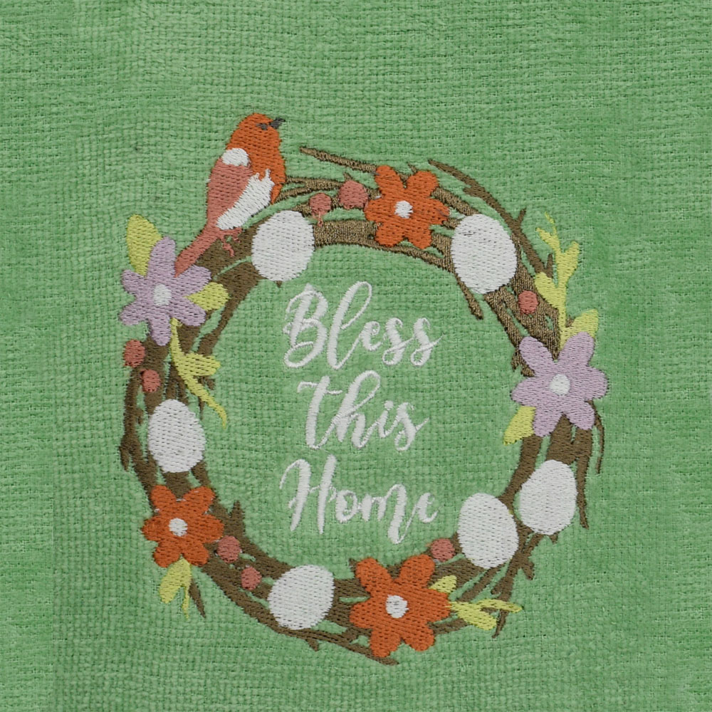 Kitchen Trends 3 Piece Bless This Home Tea Towel Set Image 4