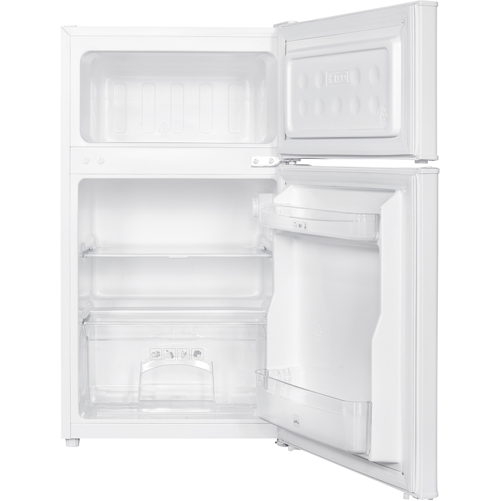 Haden HR115W-E White 61L Double Door Under Counter Fridge Freezer Image 2