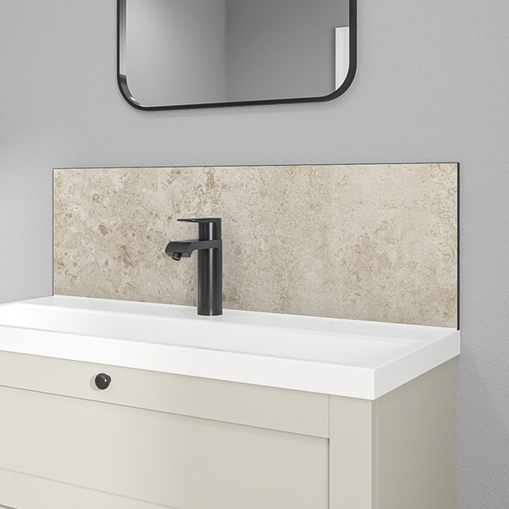 Wetwall Alloy Terra Light Splashback 800 x 250mm Image 1