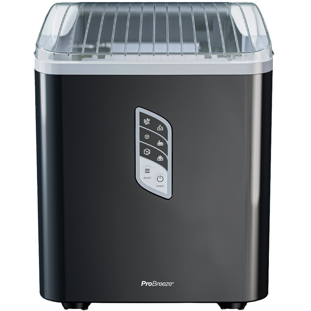 Pro Breeze PB-IM01B-UK Black Countertop Ice Cube Maker 2L Image 1