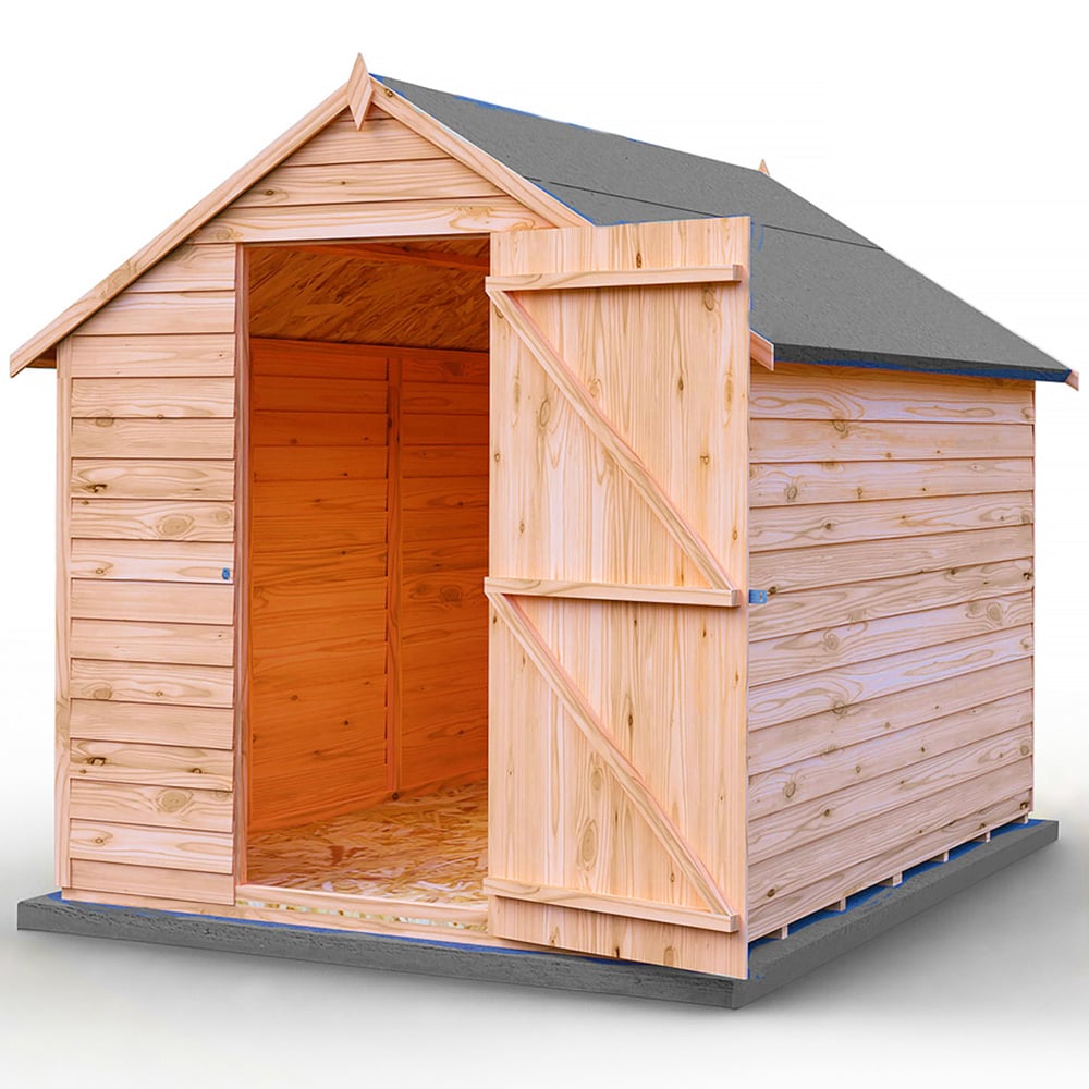 Shire 8 x 6ft Dip Treated Overlap Shed Image 3