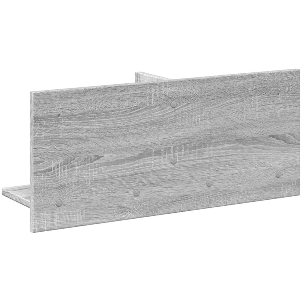 vidaXL 2 Shelf Grey Sonoma Wall Cabinet Image 5