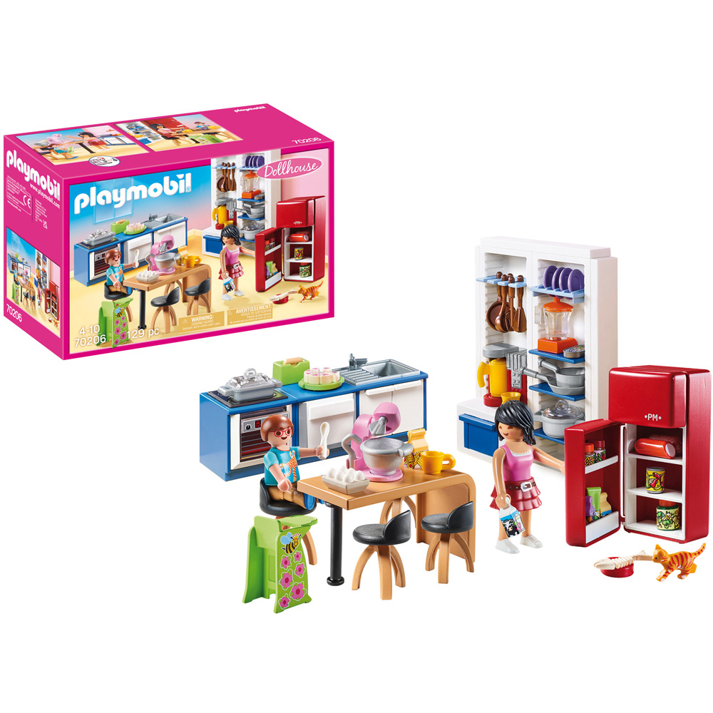 Playmobil Family Kitchen Playset 129 Piece Image 4