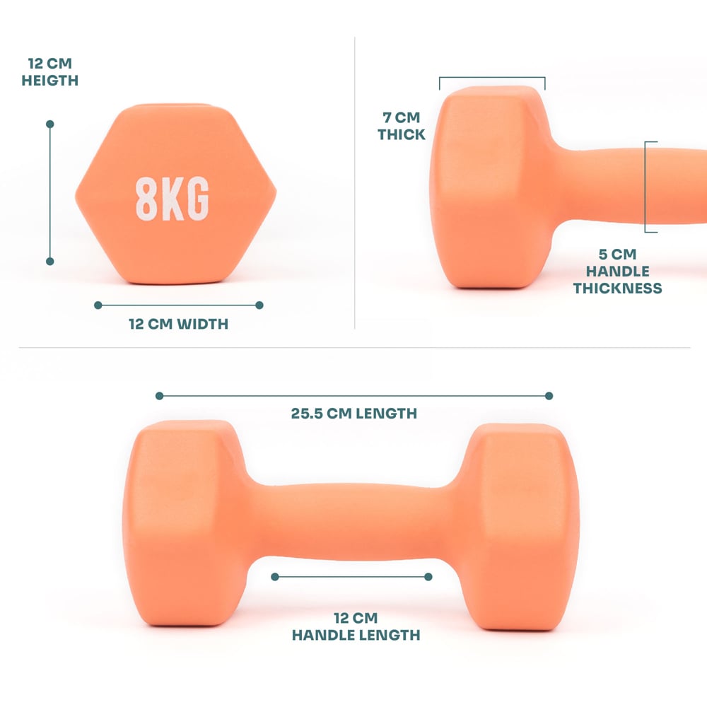 Myga Dumbbell 8kg 2 Pack Image 3