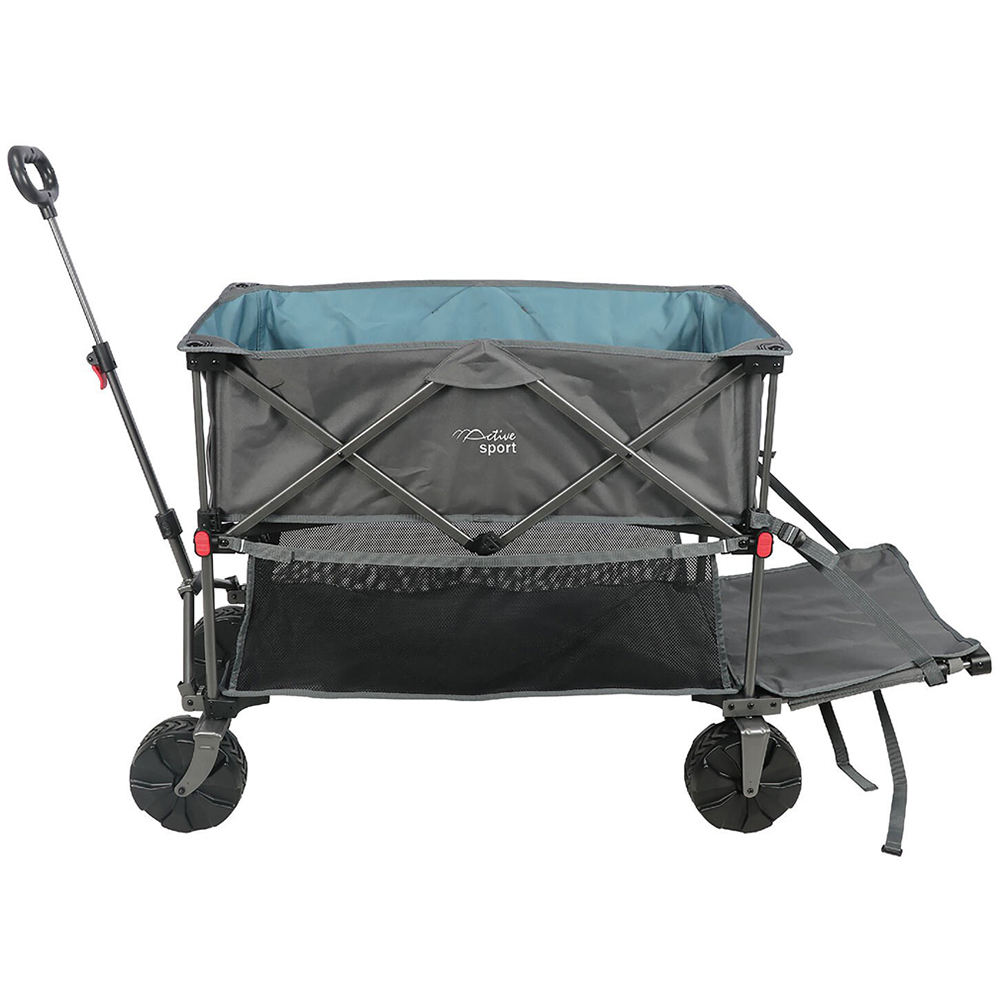 Double Decker Camping Cart - Grey and Black Image 1