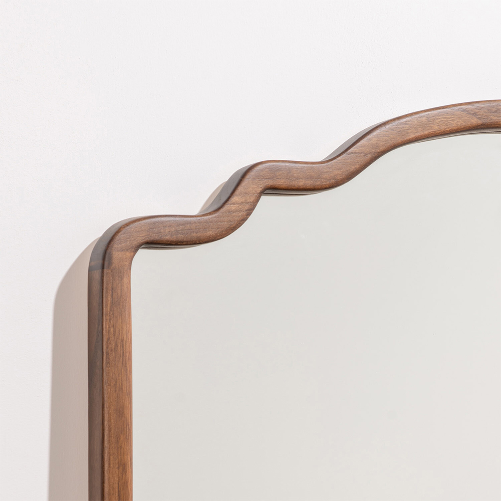 Ayra Wooden Lean-To Mirror Brown Image 4