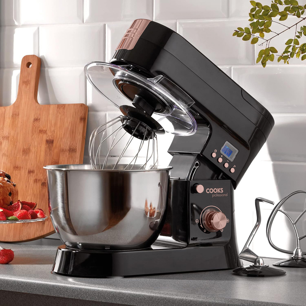 Cooks Professional Black and Rose Gold 6.2L Stand Mixer Food Processor Image 4