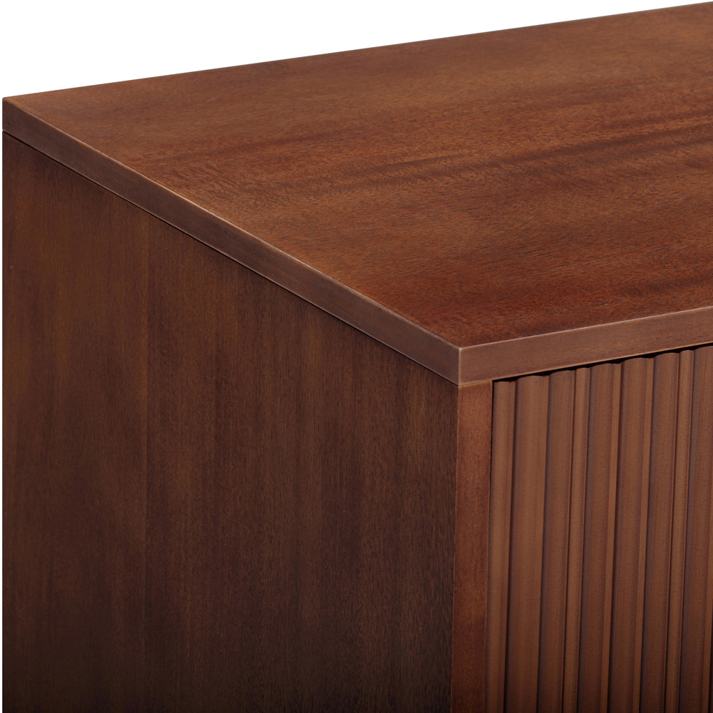 Teamson Home Tremolo 2 Door 3 Drawer Walnut Sideboard Image 5