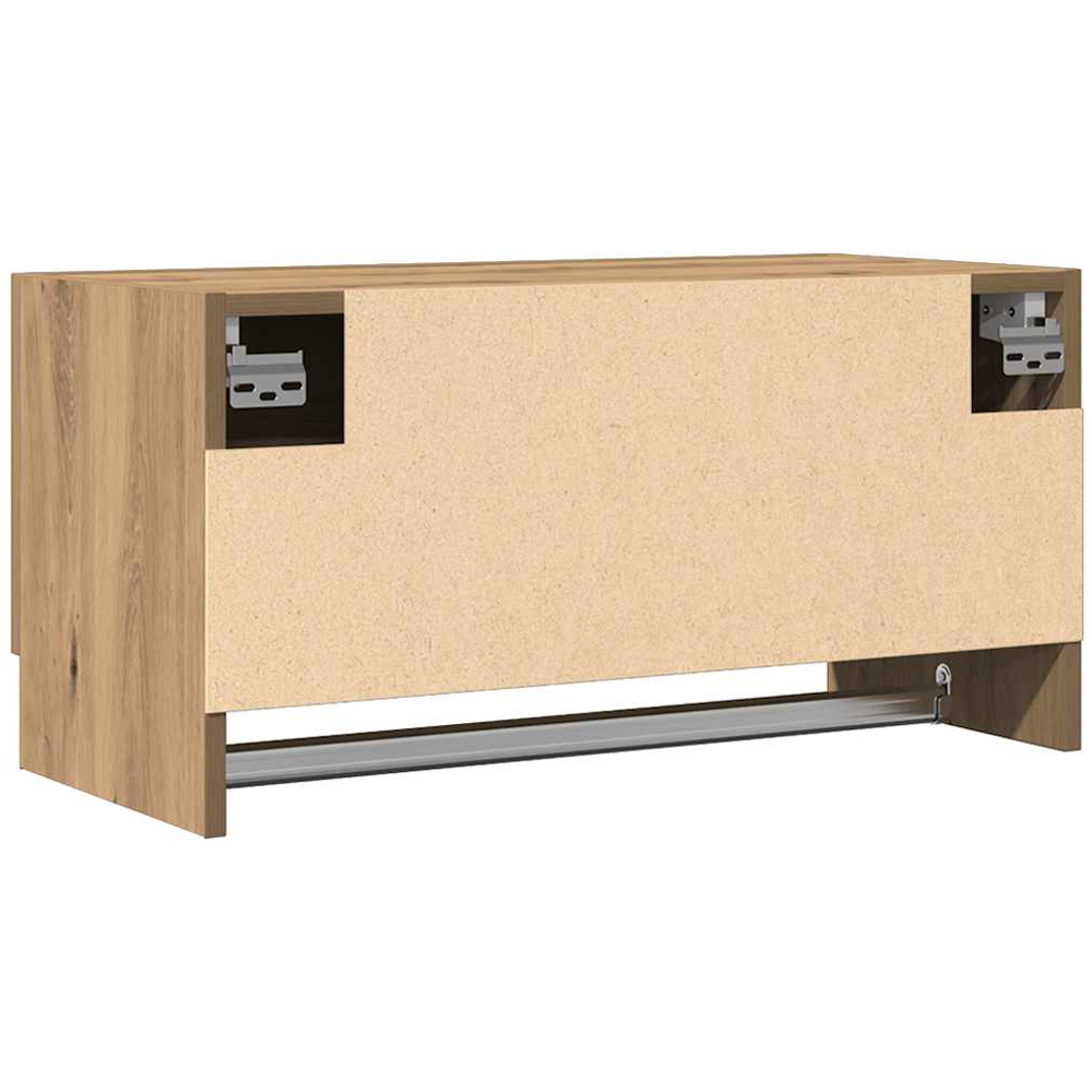 vidaXL Single Flap Door Artisan Oak Wardrobe Image 6