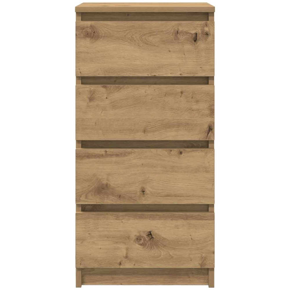 vidaXL 4 Drawer Artisan Oak Sideboard Image 6