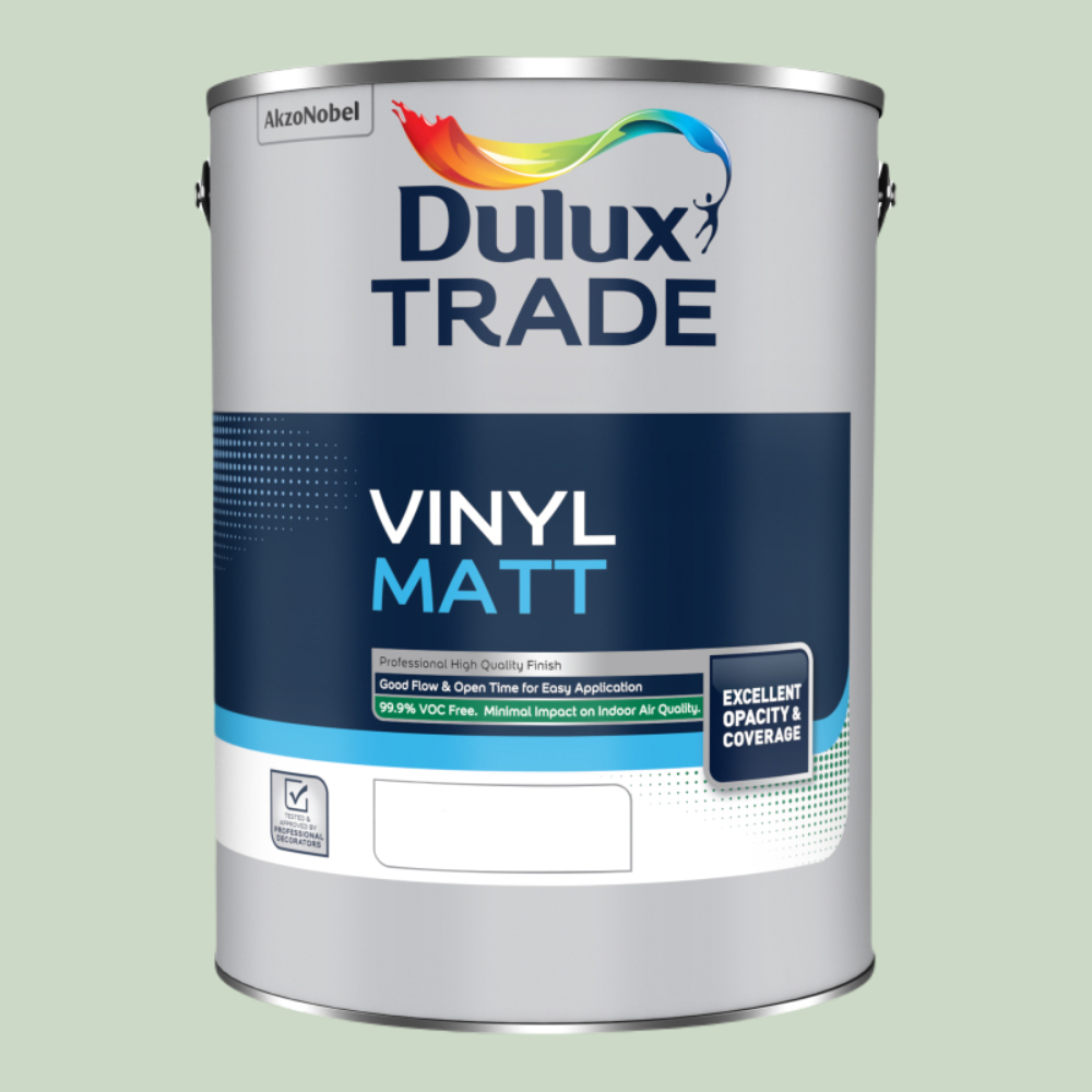 Dulux Trade Willow Tree Walls and Ceilings Vinyl Matt Paint 5L Image 2