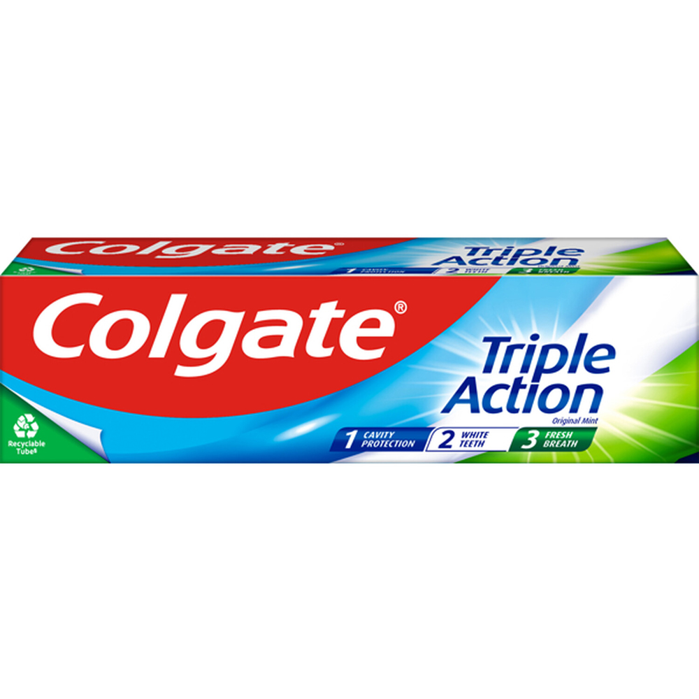 Colgate Triple Action Original Mint Toothpaste 75ml Image