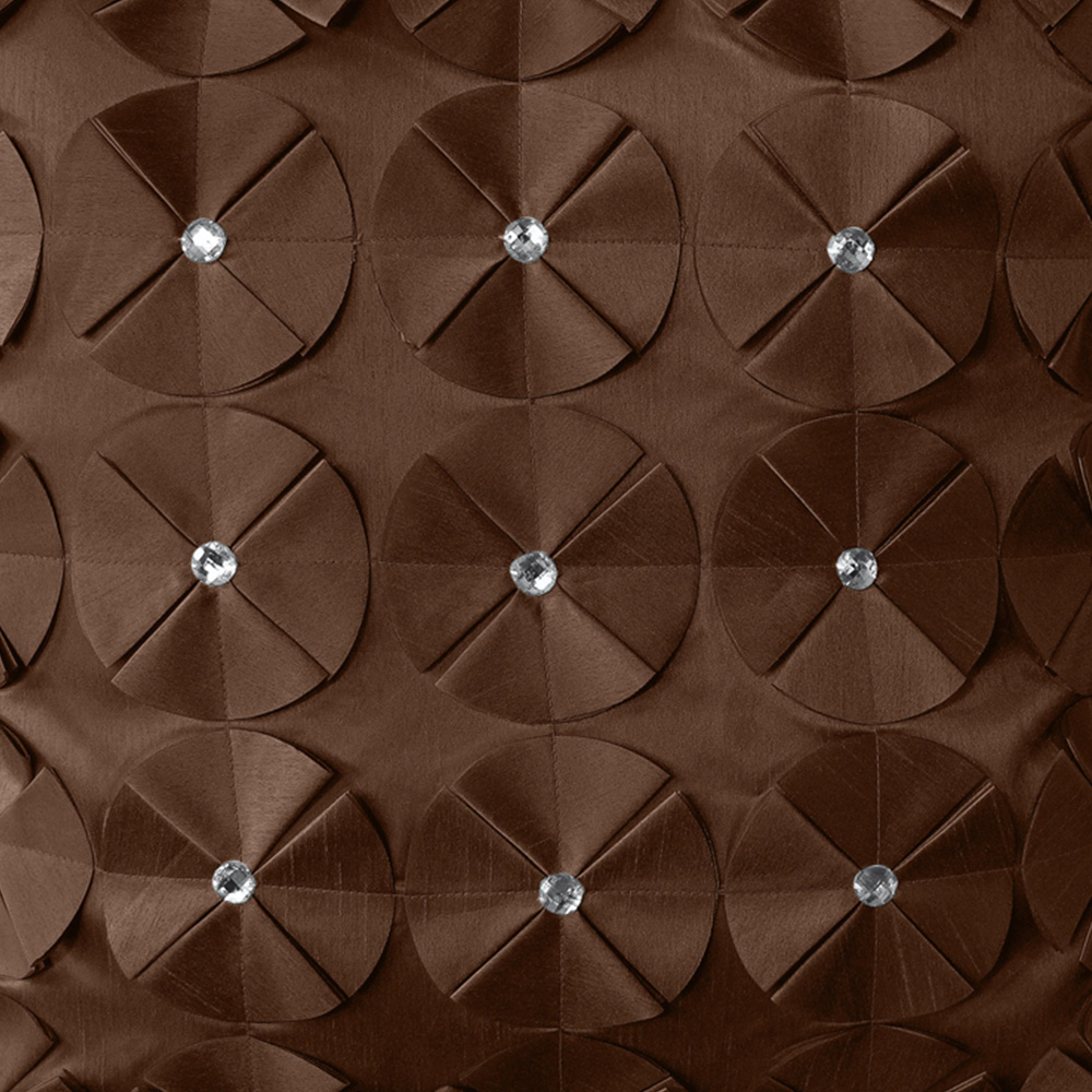 Intimates Vogue Diamante Chocolate Filled Cushion 56 x 56cm 2 Pack Image 2