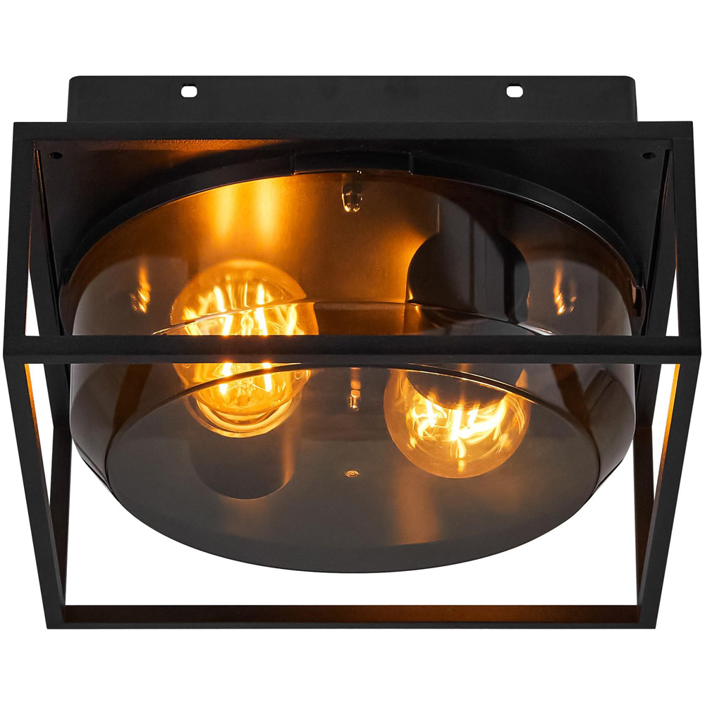 Nordlux Griffin Smoked Ceiling Light Image 5