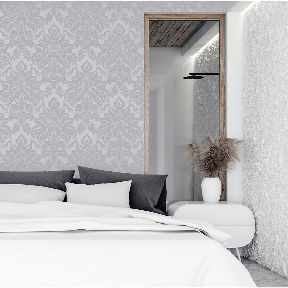 Arthouse Glisten Silver Wallpaper Image 3