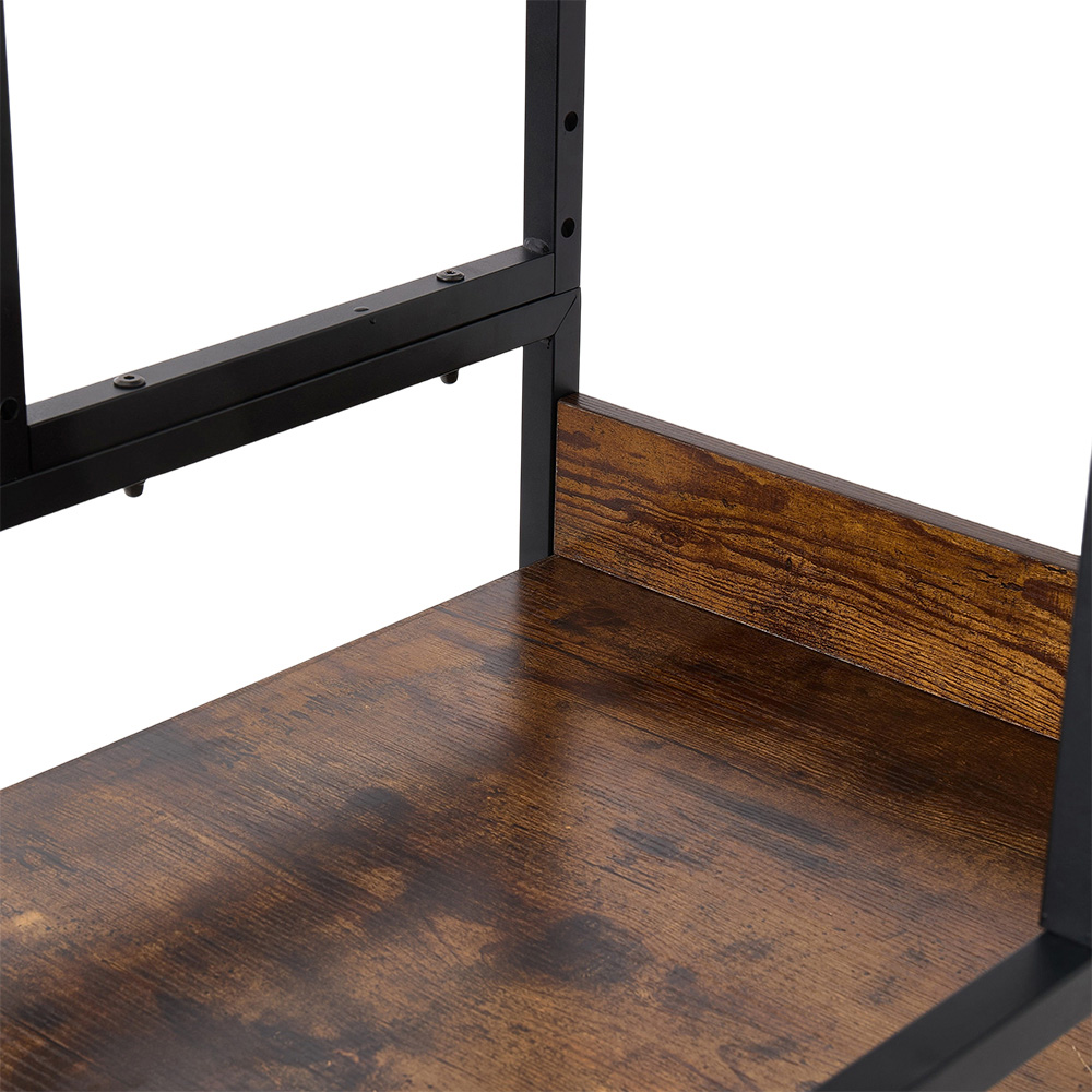 Living and Home 3-Tier Iron Frame Mini Fridge Stand Image 3