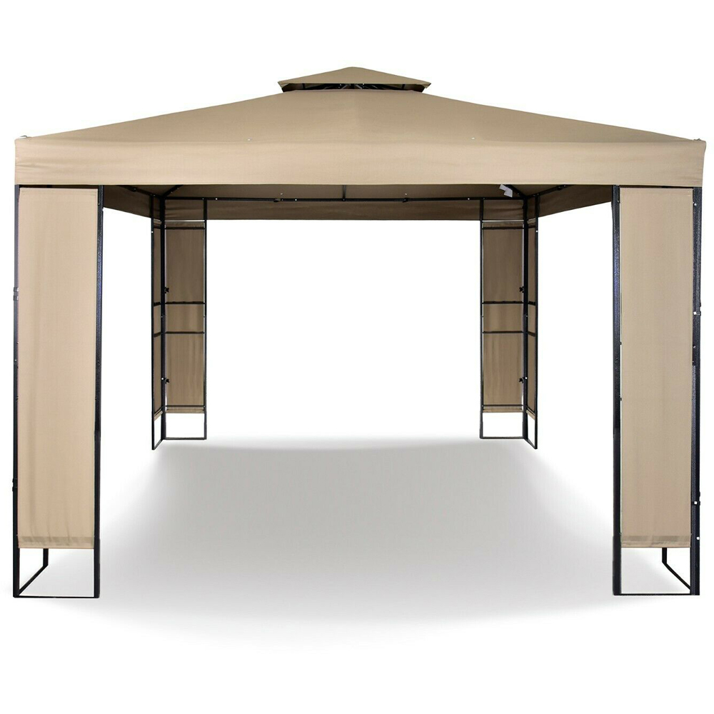 Maximus 3 x 3m Beige Gazebo with Removable Sides Image 2