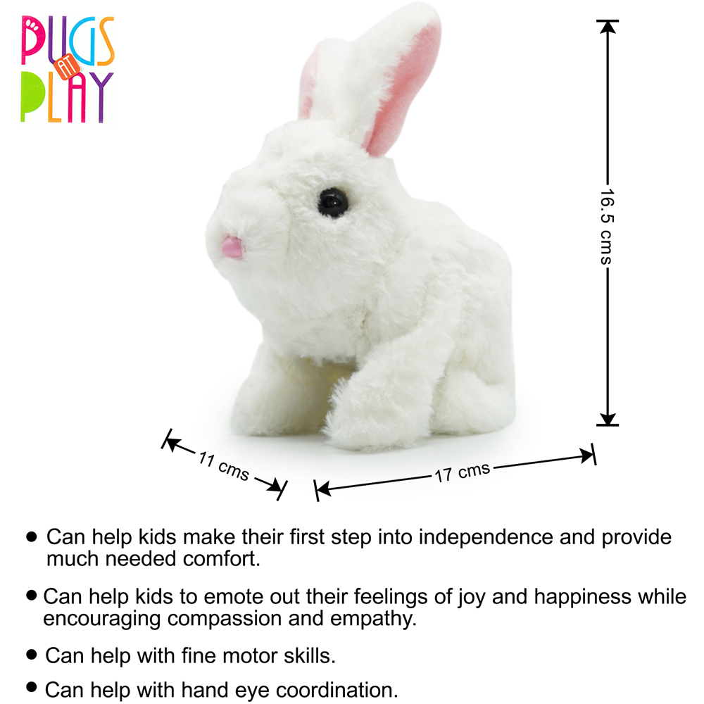 Pugs at Play Hopper Interactive Jumping Rabbit Plush Soft Toy Image 9