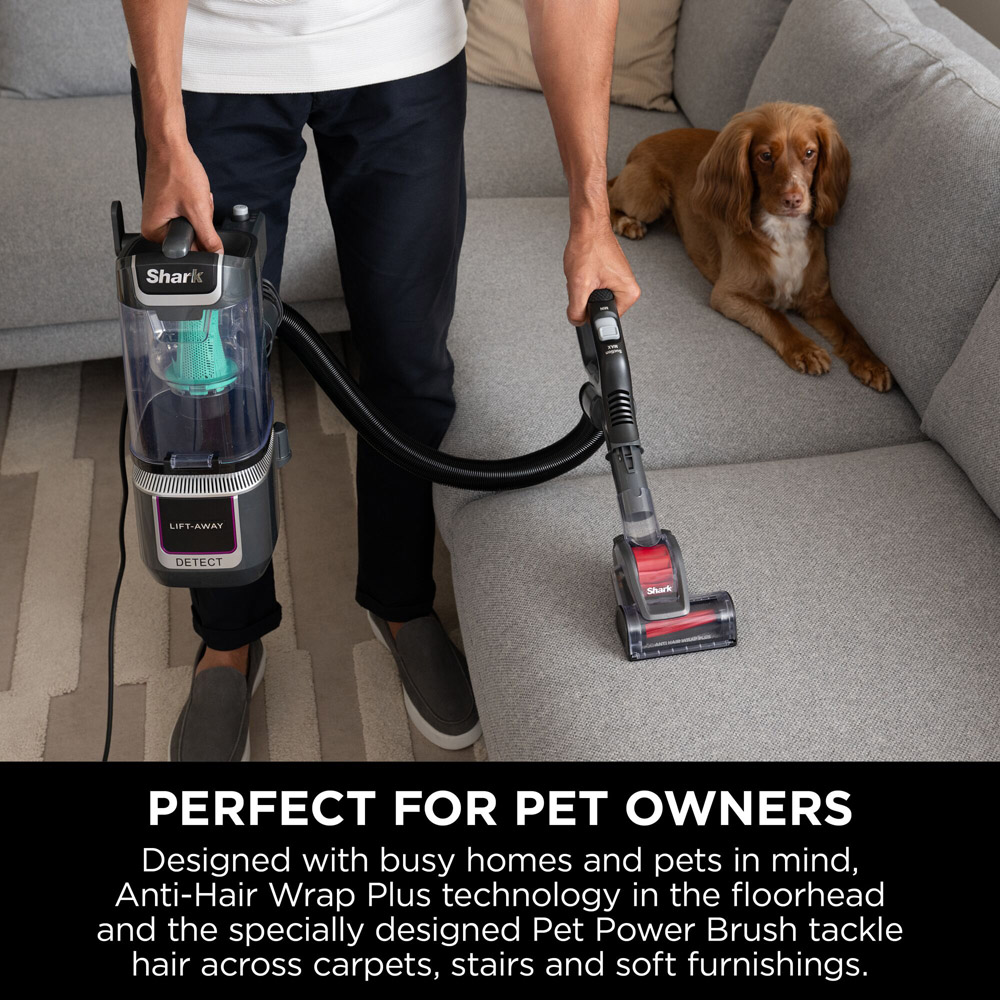 Shark Detect LA450UKT Graphite Grey Pet Pro Corded Upright Vacuum Image 7