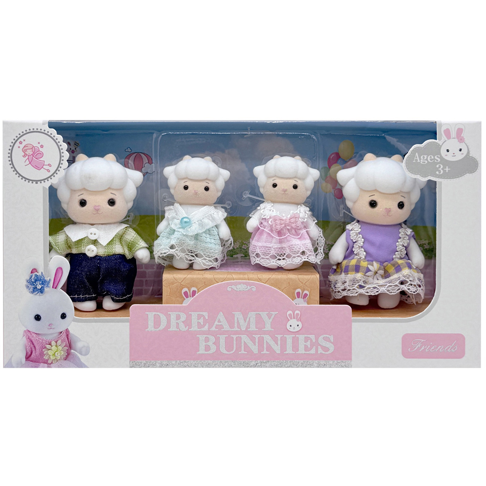 Dreamy Bunnies Friends Plush Toy Set Image 3