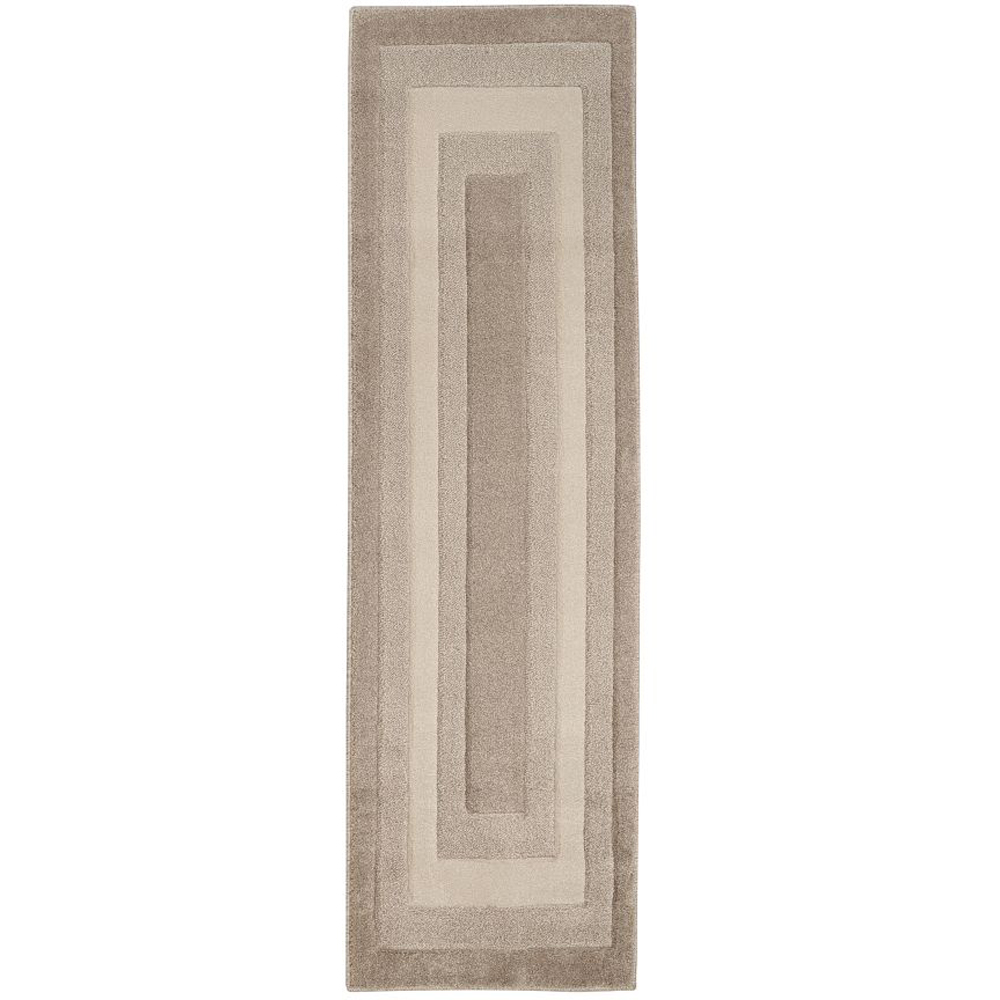 Homemaker Newport Latte Border Runner 60 x 200cm Image 2