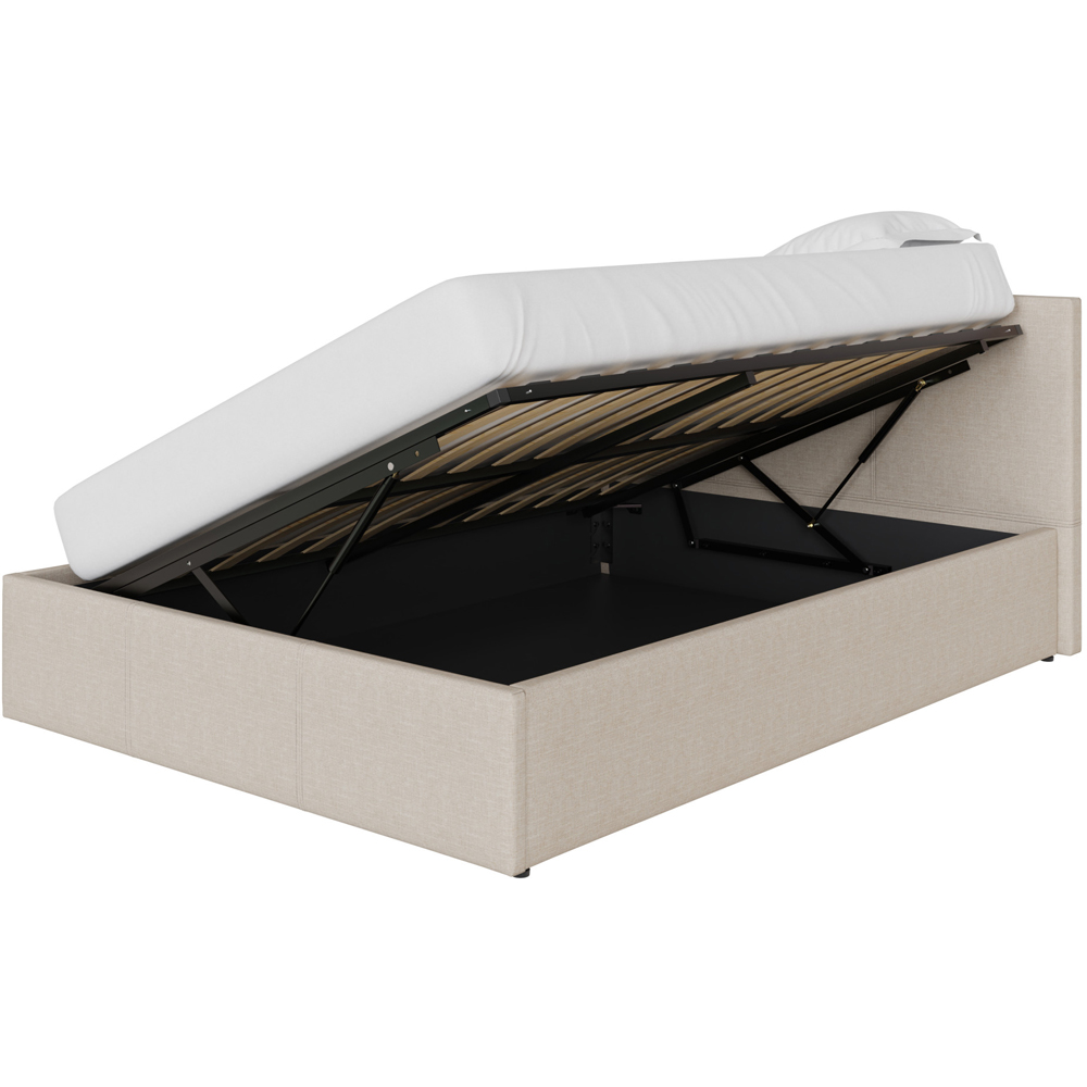 GFW Small Double Natural Side Lift Ottoman Bed Image 3