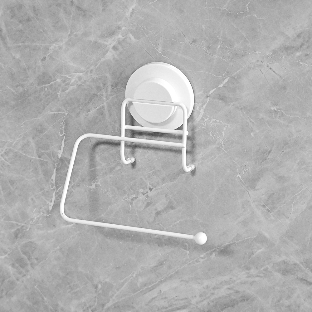 Torino Toilet Roll Holder White Image 2