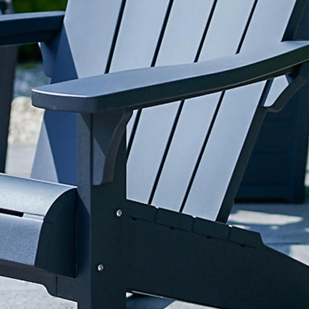 Keter Alpine Grey Set of 2 Adirondack Chairs Image 3