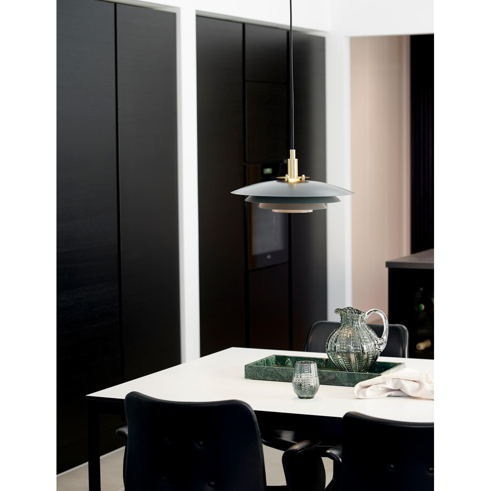 Nordlux Bretagne 38 Grey Pendant Light Image 2