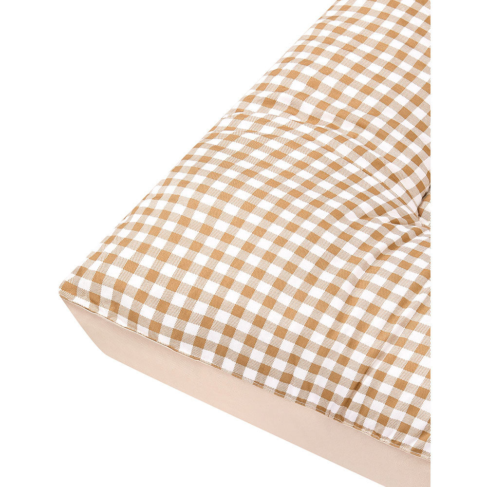Living and Home King Size Light Brown Quilted Mattress Topper Image 4