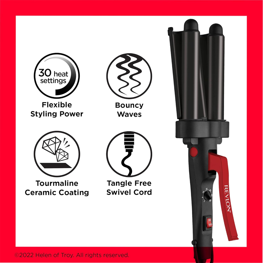 Revlon Wave Master Extra Wide Barrel Jumbo Hair Waver Image 6
