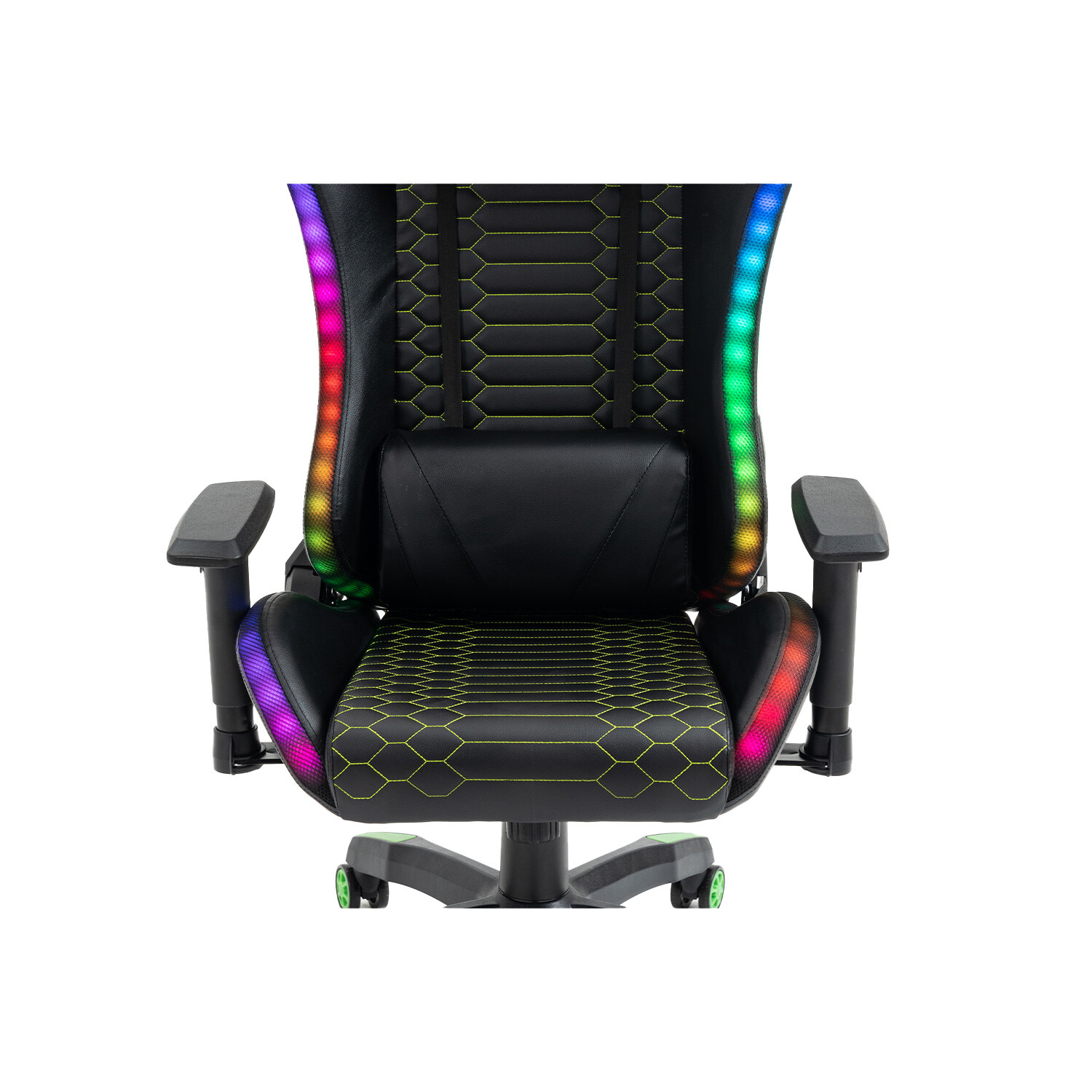 Triton LED Gaming Chair - Black Image 9