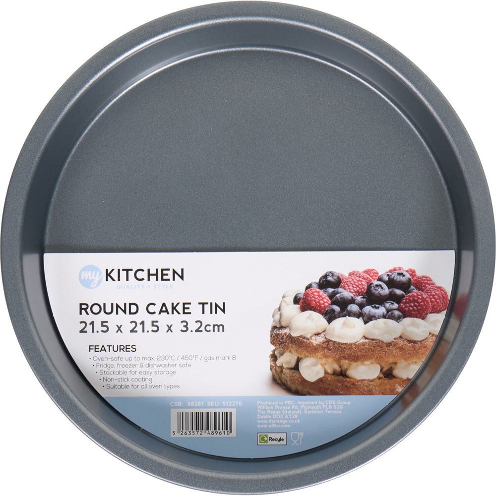 My Kitchen Round Cake Tin Dark Grey Image 2