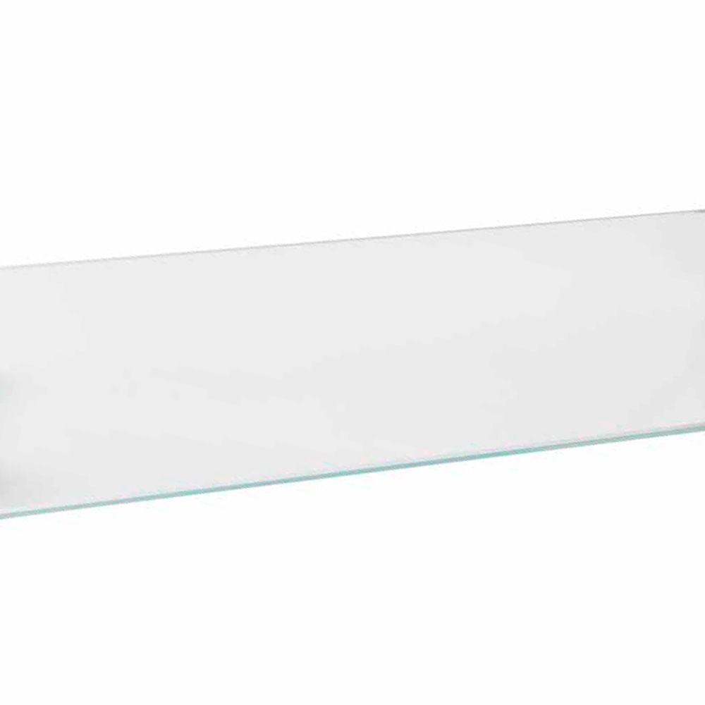 Wilko Glass Shelf Antique Brass Wilko