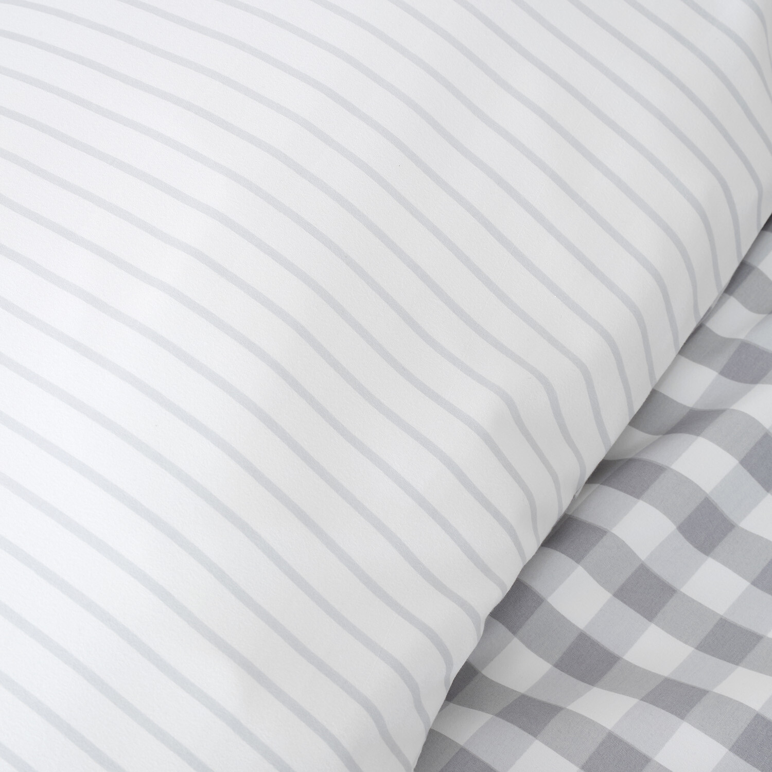 Morgan Check Bedding Set - Grey Image 4