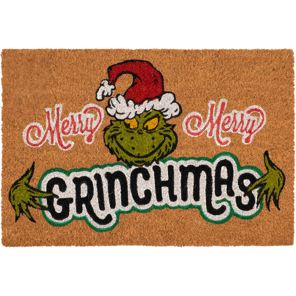 Grinch Printed Coir Door Mat Image 7