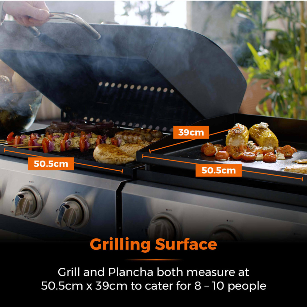 Tower Goucho 6 Burner Gas BBQ and Plancha Image 3