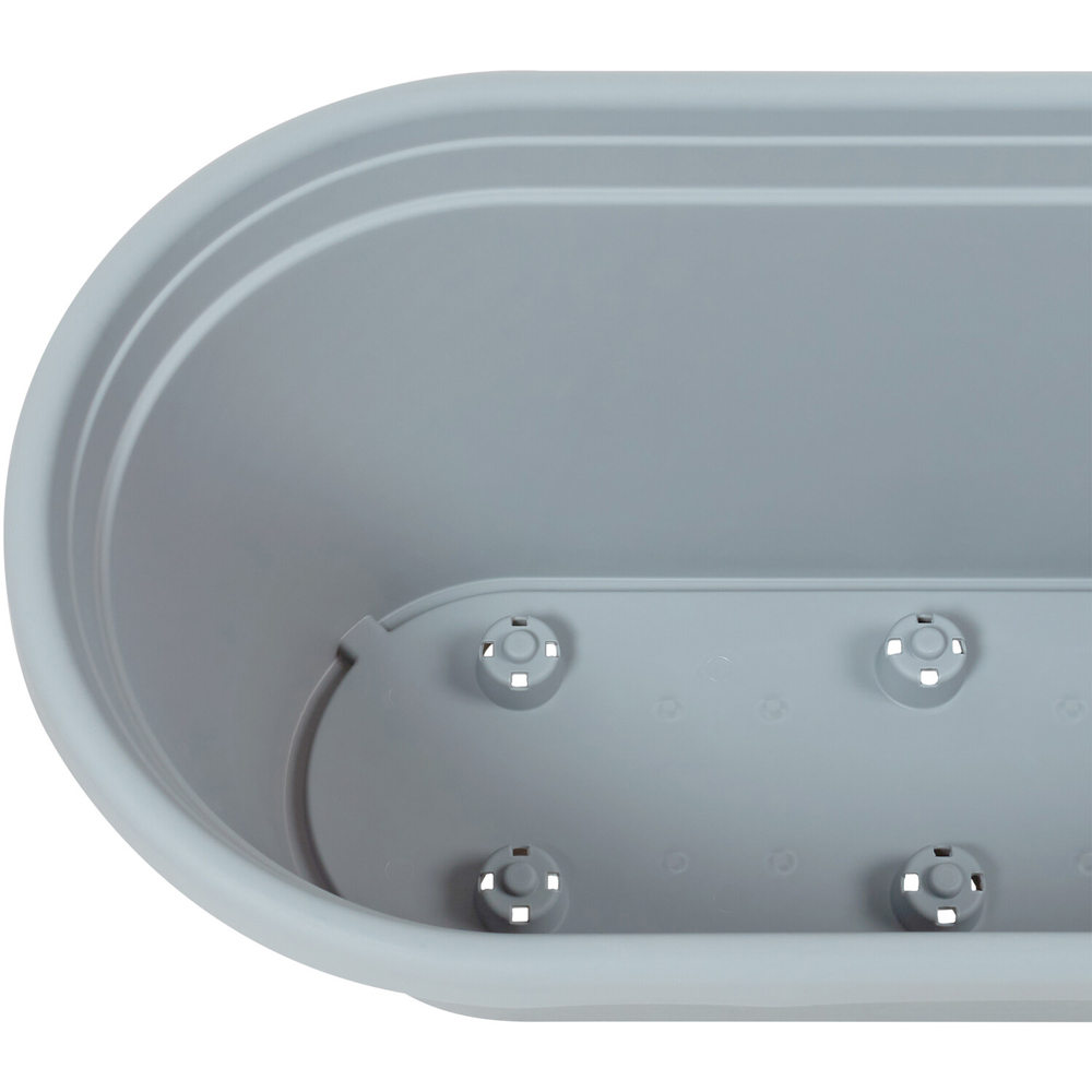Clever Pots Trough with Reservoir Charcoal 50cm Image 5