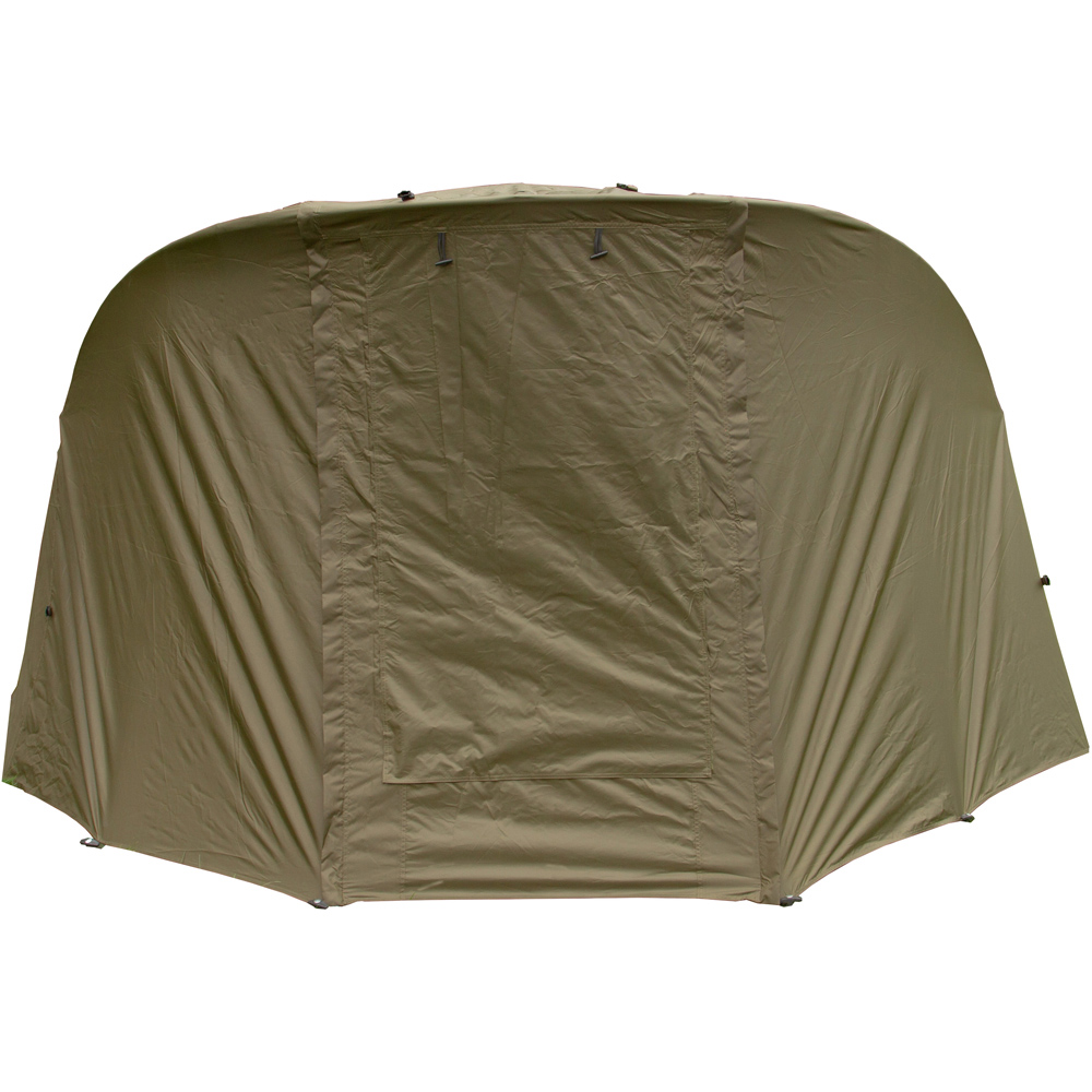 Monster Shop Green 2 Man Fishing Bivvy with Overwrap Image 1