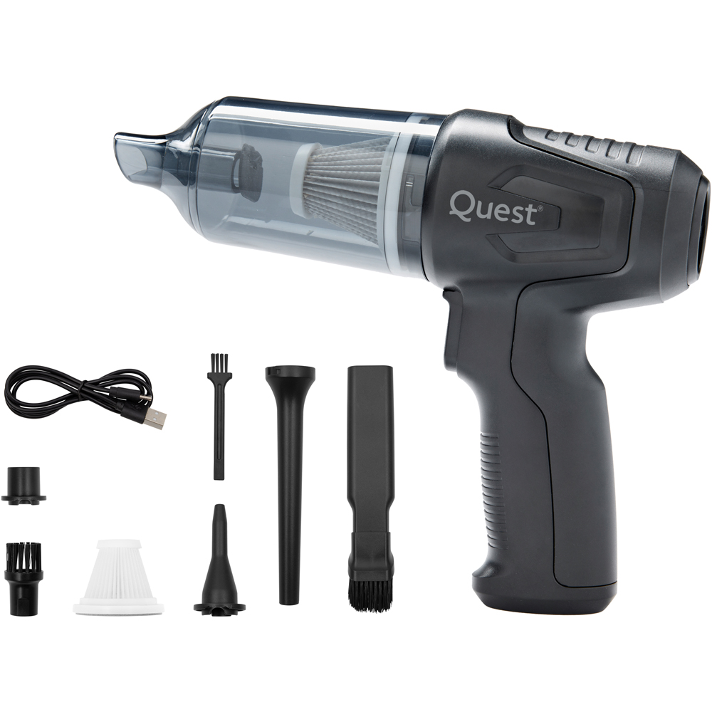 Quest 44900 Grey Handheld Car Vacuum and Blower 80W Image 3
