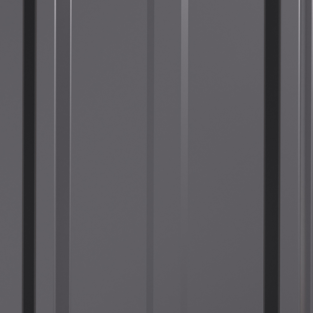 Living and Home 120 x 57cm Grey Galvanised Steel Roofing Sheet 12 Pack Image 4