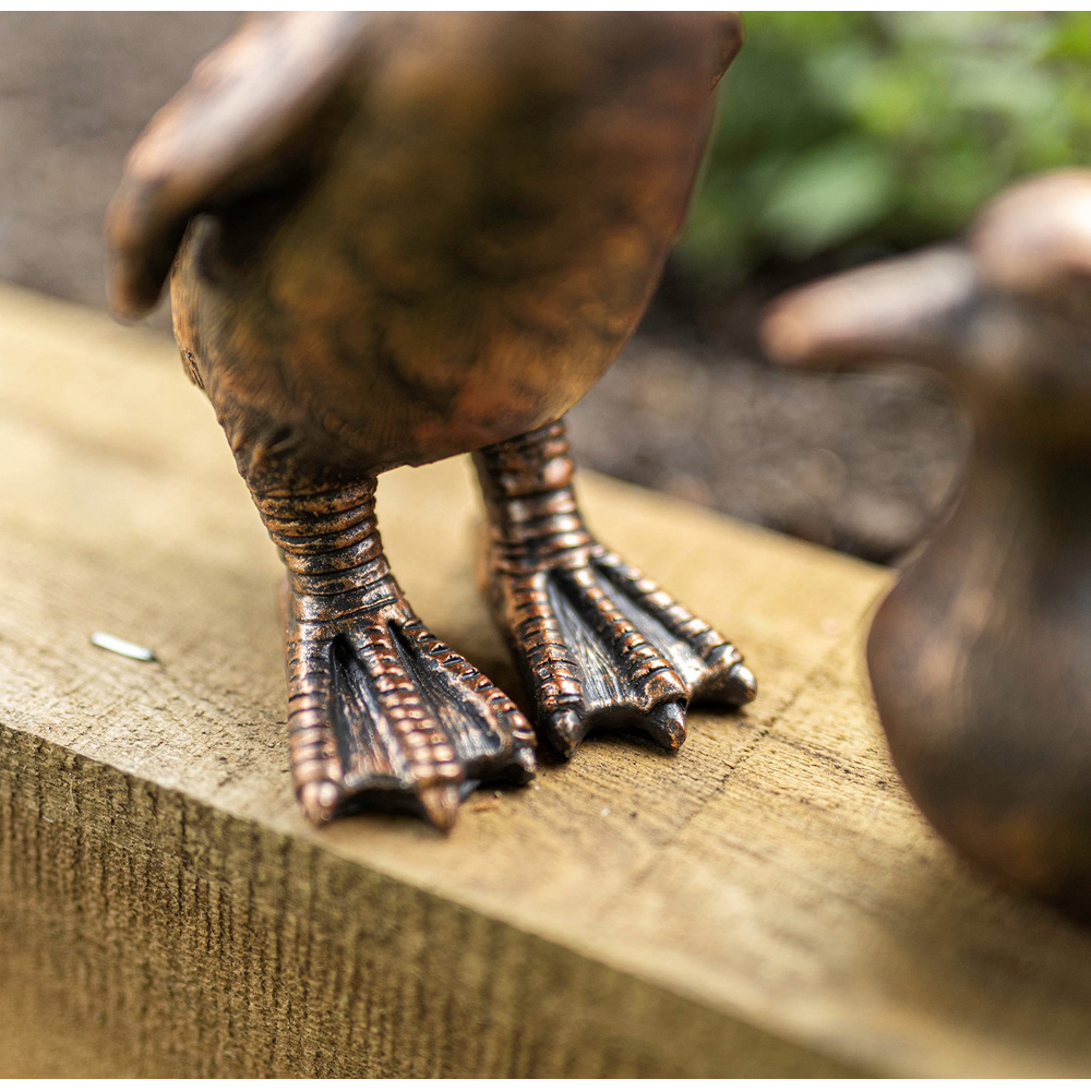 Marco Paul Mum and 3 Baby Ducks Garden Ornament Image 4